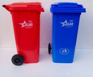 120L Waste Bin With Flat