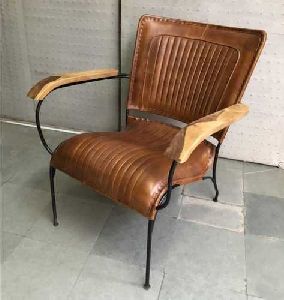 Iron Leather chair