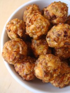 Frozen manchurian balls