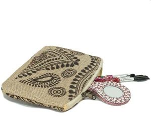 Jute Cosmetic Bags