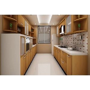 parallel modular kitchen