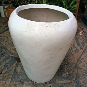 cement flower pot