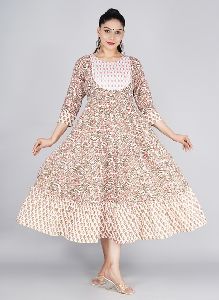 rayon multicolor kurti