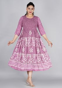 rayon beige kurti