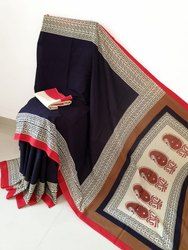 Print Cotton Mulmul Saree