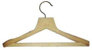 wooden clothes hanger