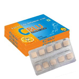 cblu vitamin c citrus bioflavonoids zinc chewable tablets