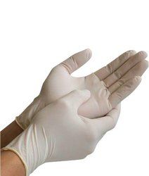 White Latex Examination Gloves