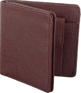 SOLOWAY Men's Artificial Leather Pocket Fit Size Wallet, Brown