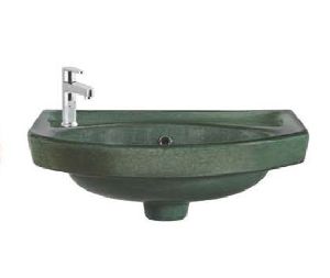 Rustic Series Oasis Green Wall Mounted Wash Basin