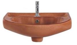 Rustic Series Red Brown Wall Mounted Wash Basin