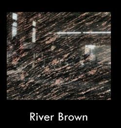 River Brown Alaska Granite Stone