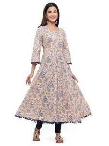 Anarkali Cotton Kurti