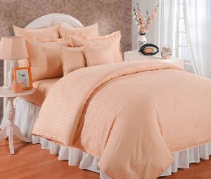 Rekhas Premium Satin Peach Bedsheets