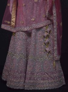 Unique Rose Pink Designer Lehenga