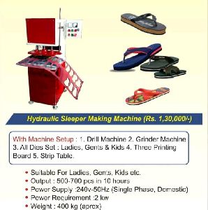 Sleeper making hydraulic machine