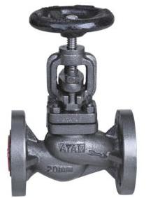 Cast Iron Globe Steam Stop Valve, Flanged Ends, PN-10