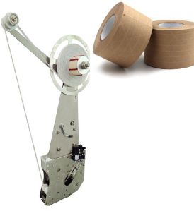 Gummed paper tape Automatic water activated tape applicator machine