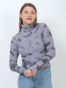 Ladies High Neck Sweater