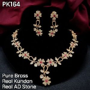 PK164 Kundan Necklace Set