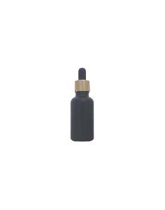 30 ml Black mat with Dropper Bottle