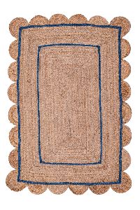 Jute Braided Scalloped Rugs -3