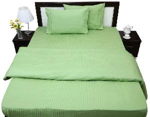 Rekhas Premium Satin Green Bedsheets