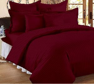 Rekhas Premium Satin Maroon Bedsheets