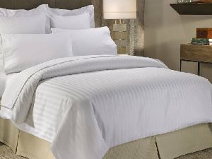 Rekhas Premium Satin White Bedsheets