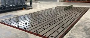 T Slotted Cast Iron Bed Plate