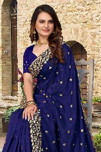 Embroidery Silk saree pc-21