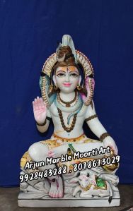 Mahadev marble moorti