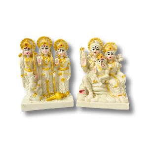 White Marble shiv parivar