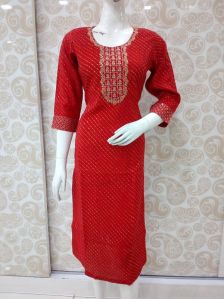 3/4th Sleeves Kurti