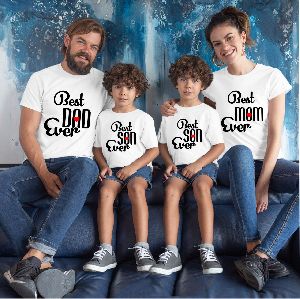 MOM DAD SON & DAUGHTER T-SHIRT BEST MOM DAD SON DAUGHTER EVE