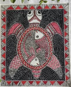 Tortoise Madhubani Paintings