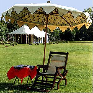 Printed Garden Umbrella