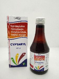 Cyproheptadine , Sorbitol & Tricholine Citrate syrup