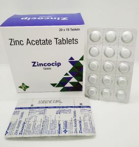 zinc acetate tablets