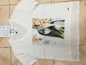 Viscose Women's T Shirts with photo Print tees
