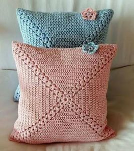 Crochet Panel Cushion covers