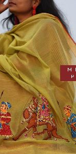 Miniature Hand Painted Dupatta