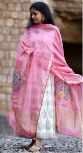 Pichwai Hand Painted Dupatta