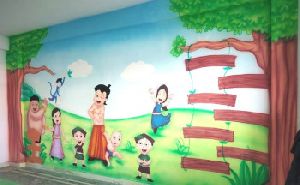 Nursery School Wall Paintings