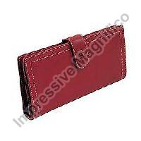 Red Leather Ladies Wallet