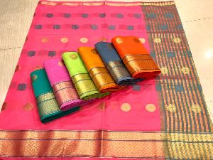 Mercerised Printed Saree