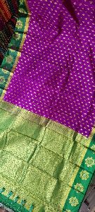 Monika Satin Rich Pallu Saree