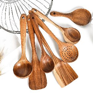 Wooden Kitchen Cutlery