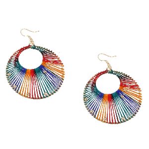 Thread Work Earrings