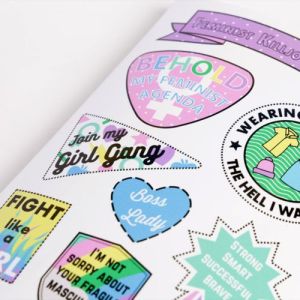 printed paper sticker